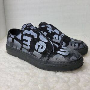 Studio Rundholz Black Label Women's Sneaker Size 9.5 Hand Stenciled Letter Shoes